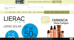 Desktop Screenshot of farmaciascampos.com