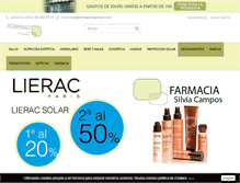 Tablet Screenshot of farmaciascampos.com
